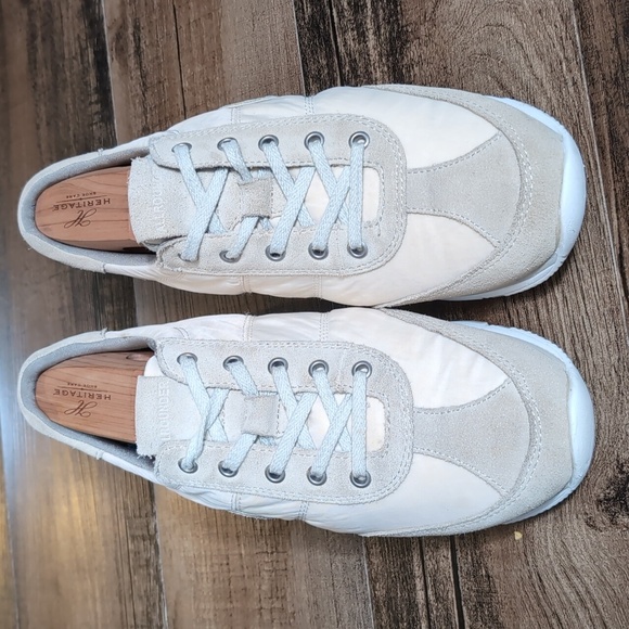 Mephisto Allrounder Lace Up Oxford Sneaker Size 10.0 US Suede & Canvas - Picture 2 of 14